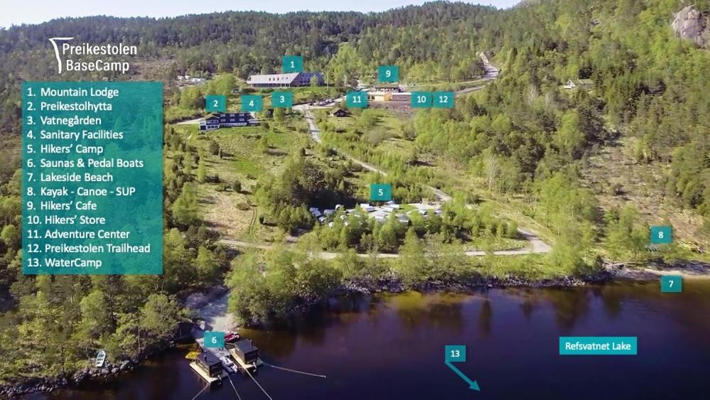 约尔珀兰 Hikers Camp, Part Of Preikestolen Basecamp酒店 外观 照片