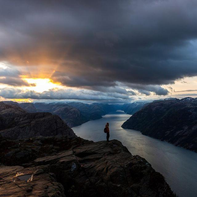 约尔珀兰 Hikers Camp, Part Of Preikestolen Basecamp酒店 外观 照片