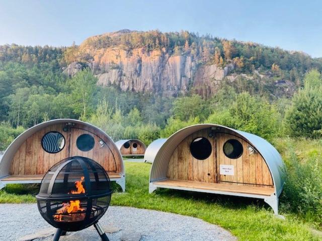 约尔珀兰 Hikers Camp, Part Of Preikestolen Basecamp酒店 外观 照片